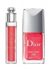 Na cor Diablotine da Dior, o gloss custa 108 reais e o esmalte 76 reais.